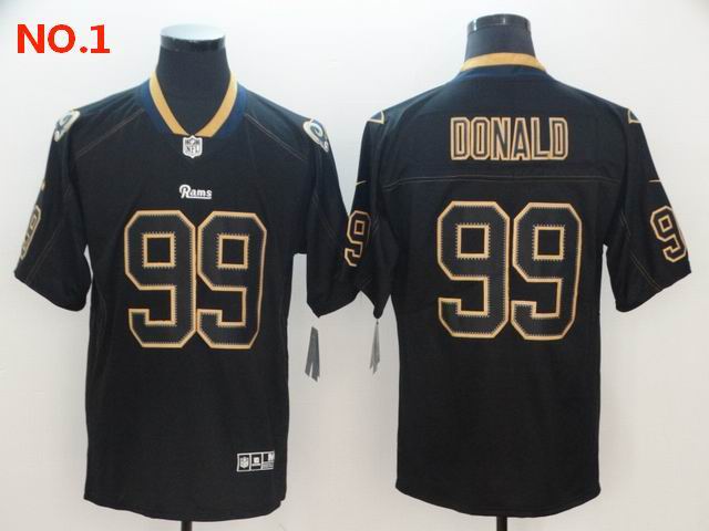 Men's Los Angeles Rams #99 Aaron Donald Jerseys-5